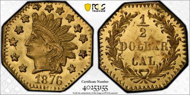 1876 G50C BG-950 MS64PL