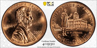 2009 1C Lincoln-Professional MS67RD