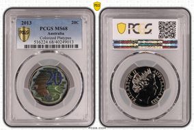 2013 20C Colorized Platypus MS68