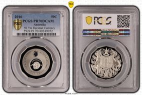 2016 50C 50 Yrs Decimal Currency PR70DCAM