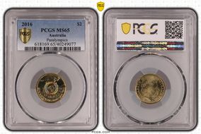 2016 $2 Paralympics Colorized MS65