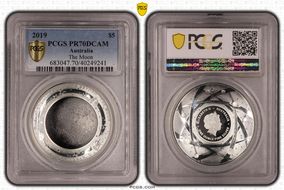 2019 $5 The Moon PR70DCAM