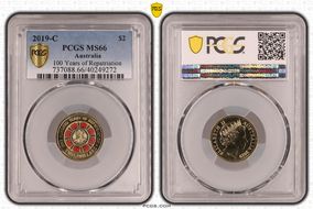 2019-C $2 100 Years of Repatriation Colorized MS66