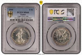 1966 5 Fr Gad-770 F-340 MS68