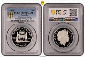 2001 50C Western Australia PR70DCAM