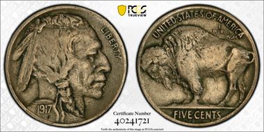 1917-D 5C 3 1/2 Leg FS-901 VF25