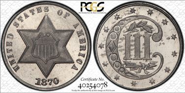 1870 3C J-803 PR65CAM