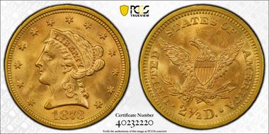 1873 $2.50 Closed 3 MS65+