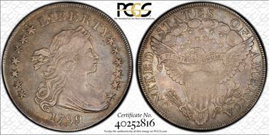 1799 $1 BB-153 VF35