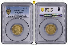 1752 1/2 G S-3685 AU50