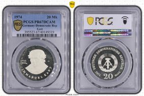 1974 20 Mk Kant PR67DCAM