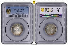 1902 1 Fr Gad-467 F-217 MS66