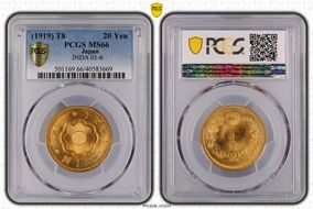 (1919) T8 20 Yen JNDA 01-6 MS66