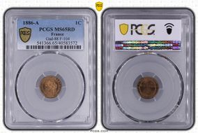 1886-A 1C Gad-88 F-104 MS65RD