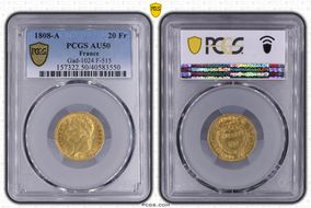 1808-A 20 Fr Gad-1024 F-515 AU50