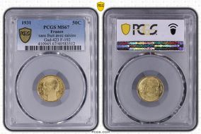 1931 50C Sans fruit Avec raisins Gad-423 F-192 MS67