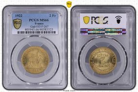 1922 2 Fr Gad-533 F-267 MS66