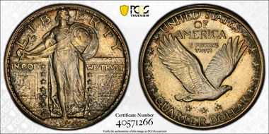 1924-D 25C MS63FH