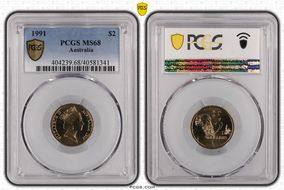 1991 $2 MS68