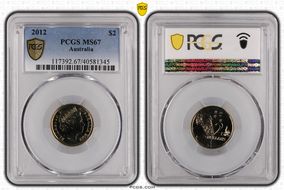 2012 $2 MS67