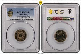 2012 $2 Remembrance Day MS65