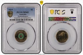 2014 $2 Remembrance - Colorized MS65