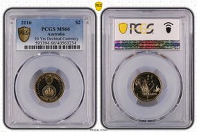 2016 $2 50 Yrs Decimal Currency MS66