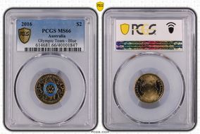 2016 $2 Olympic Team - Blue MS66