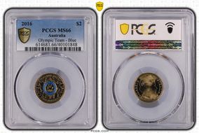 2016 $2 Olympic Team - Blue MS66