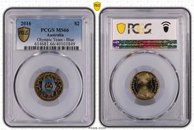 2016 $2 Olympic Team - Blue MS66