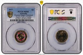 2017 $2 Possum Magic Colorized Hush's Tail is Visible MS66