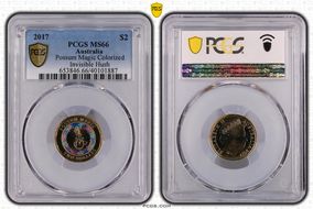2017 $2 Possum Magic Colorized Invisible Hush MS66