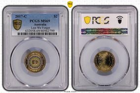 2017-C $2 Lest We Forget Colorized MS69