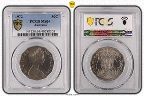 1972 50C MS64