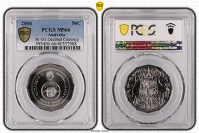 2016 50C 50 Yrs Decimal Currency MS66