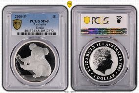 2009-P $1 Koala Ag SP68