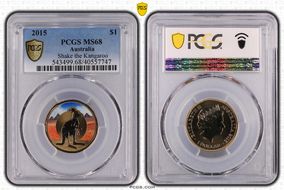 2015 $1 Shake the Kangaroo MS68
