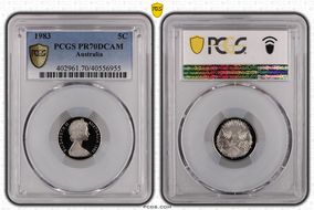 1983 5C PR70DCAM