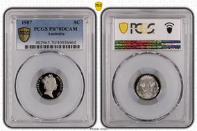 1987 5C PR70DCAM