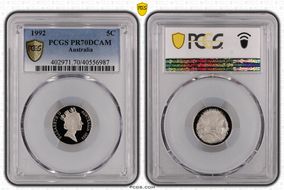1992 5C PR70DCAM