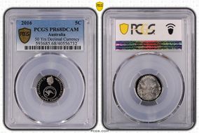 2016 5C 50 Yrs Decimal Currency PR68DCAM