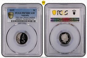 2019 5C 50th Ann. Moon Landing PR70DCAM