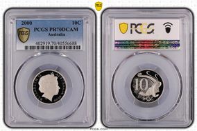 2000 10C PR70DCAM