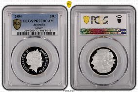 2004 20C Silver PR70DCAM