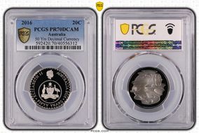 2016 20C 50 Yrs Decimal Currency PR70DCAM