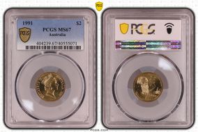 1991 $2 MS67