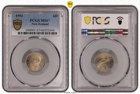 1951 6D MS67