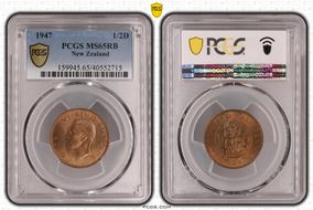 1947 1/2D MS65RB