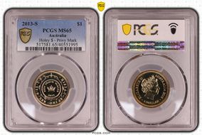 2013-S $1 Holey $ - Privy Mark MS65