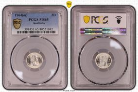 1964(m) 3D MS65